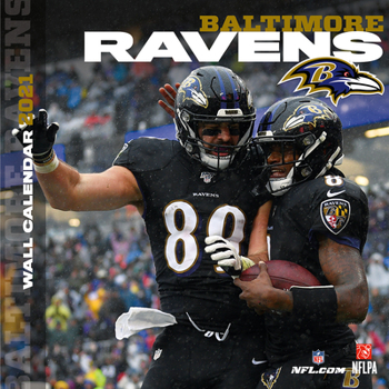 Calendar Baltimore Ravens 2021 12x12 Team Wall Calendar Book