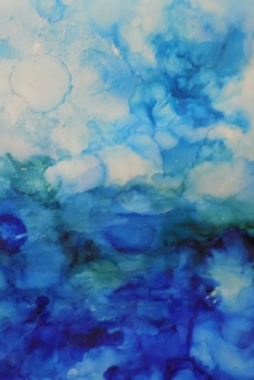 Notebook: Under the Sea Abstract Alcohol Art Painting | Lined Journal