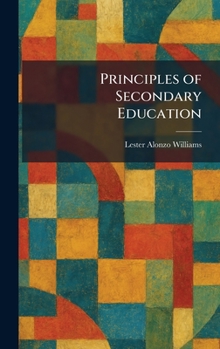Hardcover Principles of Secondary Education Book