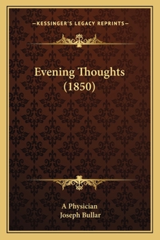 Paperback Evening Thoughts (1850) Book