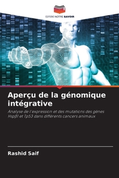 Paperback Aperçu de la génomique intégrative [French] Book