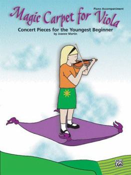 Paperback Magic Carpet for Viola: Concert Pieces for the Youngest Beginner Book