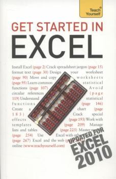 Paperback Get Started with Excel 2010 Book