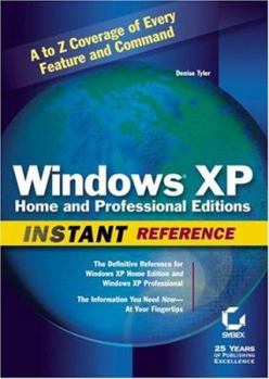 Paperback Windows XP Home and Professional Editions Instant Reference Book