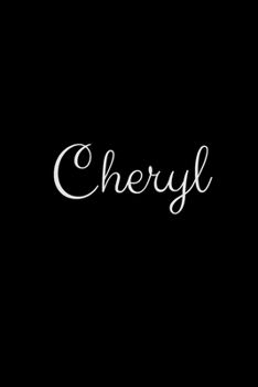 Paperback Cheryl: notebook with the name on the cover, elegant, discreet, official notebook for notes Book