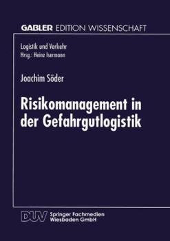 Paperback Risikomanagement in Der Gefahrgutlogistik [German] Book