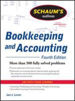 Paperback Schaum's Outline of Theory and Problems Bookkeeping and Accounting Book