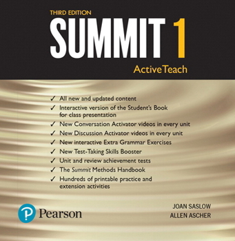 Hardcover Summit Level 1 Active Teach Book