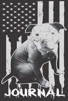 Journal: Pitbull American Flag Journal