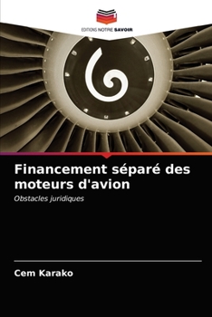 Paperback Financement séparé des moteurs d'avion [French] Book