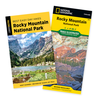 Misc. Best Easy Day Hiking Guide and Trail Map Bundle: Rocky Mountain National Park Book