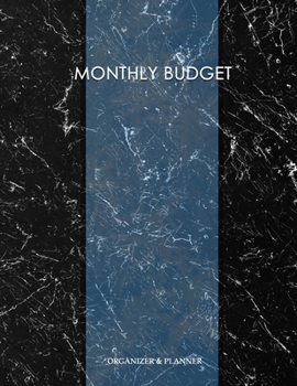 Monthly Budget: Expense Tracker Notebook - Undated Monthly Budget Planner | perfect for home, office or business.