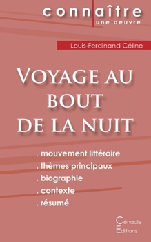 Paperback Fiche de lecture Voyage au bout de la nuit de Louis-Ferdinand Céline (Analyse littéraire de référence et résumé complet) [French] Book