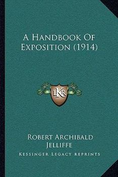 Paperback A Handbook Of Exposition (1914) Book