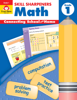 Paperback Skill Sharpeners Math Grade 1 Book