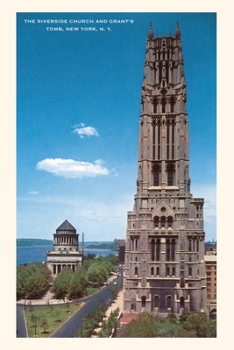 Paperback Vintage Journal Riverside Church, Grant's Tomb, New York Book