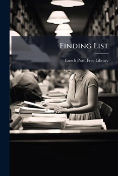 Paperback Finding List: Central Library, Part 1 Book