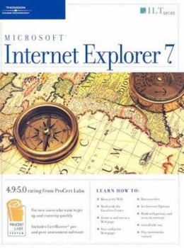 Spiral-bound Microsoft Internet Explorer 7 Book