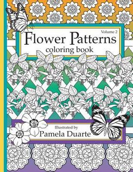 Paperback Flower Patterns Coloring Book, Volume 2 Book