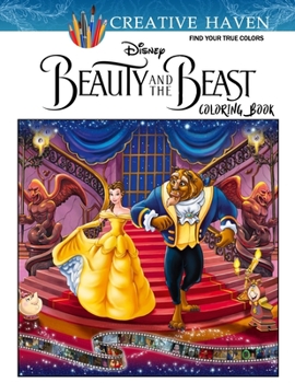 Paperback The Beauty And The Beast Coloring Book