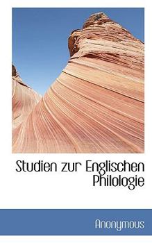 Paperback Studien Zur Englischen Philologie Book