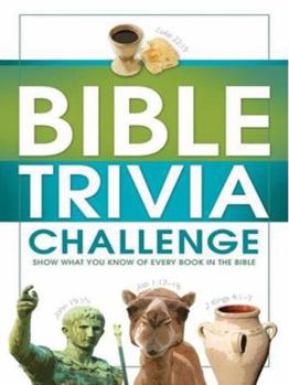 Paperback Bible Trivia Challenge: 2,001 Questions from Genesis to Revelation [Large Print] Book