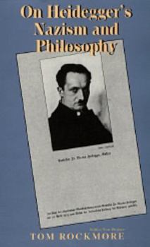 Paperback On Heidegger's Nazism and Philosophy Book