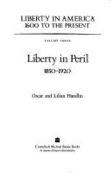 Hardcover Liberty in America, 1600 to the Present Book