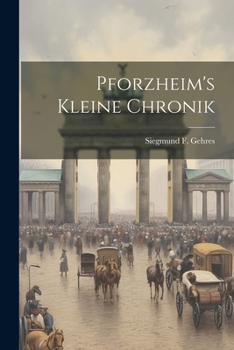 Paperback Pforzheim's Kleine Chronik Book
