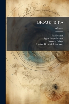 Paperback Biometrika; Volume 4 Book