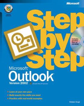 Paperback Microsoft Outlook Version 2002 Step by Step [With CDROM] Book