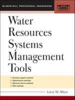 Hardcover Water Resource Systems Management Tools Book