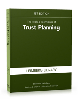 Paperback The Tools & Techniques of Trust Planning Book
