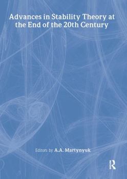 Hardcover Advances in Stability Theory at the End of the 20th Century Book