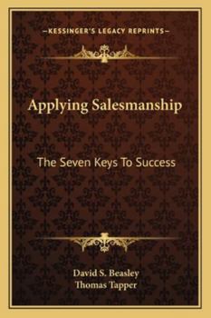 Paperback Applying Salesmanship: The Seven Keys To Success Book