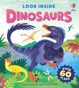 Board book Look Inside Dinosaurs Book