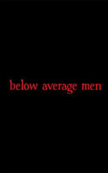 Paperback Below average men: the little black book of men rating Book