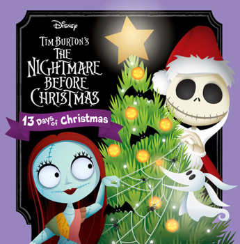 Hardcover Nightmare Before Christmas 13 Days of Christmas Book