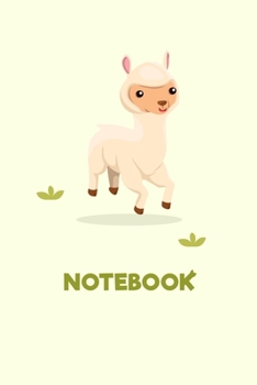 Paperback Cute Lama Animal Farm Notebook Birthday Gift: Lined Notebook / Journal Gift, 120 Pages, 6x9, Soft Cover, Matte Finish Book