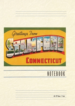 Paperback Vintage Lined Notebook Greetings from Stamford Book