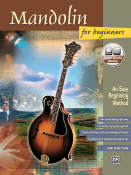 Paperback Mandolin for Beginners: An Easy Beginning Method (Book & CD) Book
