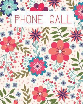 Paperback Phone Call: Telephone Memo Log Book