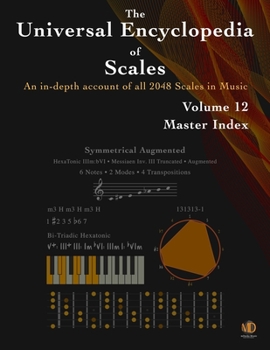 Paperback The Universal Encyclopedia of Scales Volume 12: Master Index Book