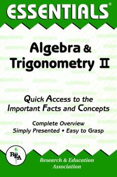 Paperback Algebra & Trigonometry II Essentials Book