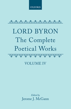 Hardcover The Complete Poetical Works: Volume IV Book