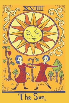Paperback Distressed Tarot Card of The Sun Book