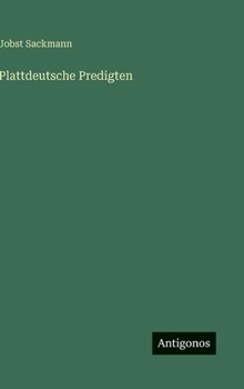 Hardcover Plattdeutsche Predigten [German] Book