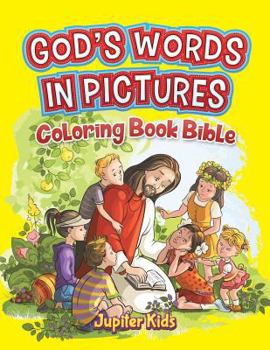 Paperback God's Words In Pictures: Coloring Book Bible Book