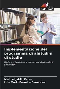 Paperback Implementazione del programma di abitudini di studio [Italian] Book