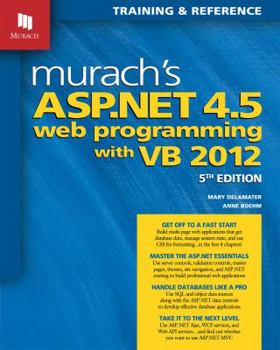 Paperback Murach's ASP.Net 4.5 Web Programming with VB 2012 Book